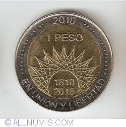 1 Peso 2010 - El Palmar