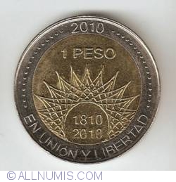 Image #2 of 1 Peso 2010 - Pucara de Tilcara