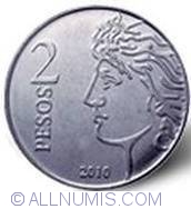 Image #2 of 2 Pesos 2010 - 75 anniversary of BCRA