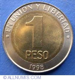 Image #2 of 1 Peso 1998 - Mercosur