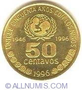 Image #2 of 50 Centavos 1996 - 50 de ani de UNICEF
