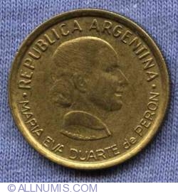 Image #1 of 50 Centavos 1997 - 50 years anniversary of women's suffrage law