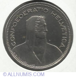 Image #2 of 5 Francs 1992 B