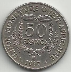 Image #1 of 50 Francs 1987