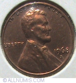 Image #1 of 1 Cent 1968 S
