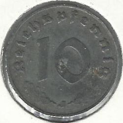 10 Reichspfennig 1940 J