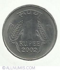 Image #1 of 1 Rupee 2002 (C)