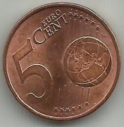 5 Euro Cent 2017 D