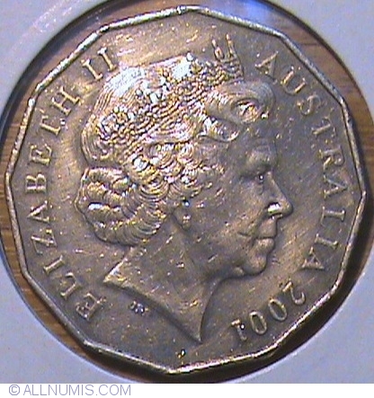 50 Cents 2001 Elizabeth Ii 1952 Present Australia Coin 36190