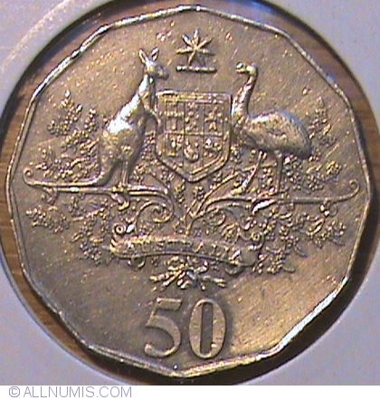 50 Cents 01 Elizabeth Ii 1952 Present Australia Coin