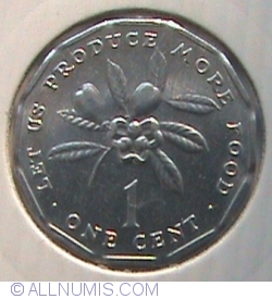 Image #1 of 1 Cent 1991