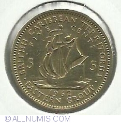 Image #1 of 5 Cents 1962
