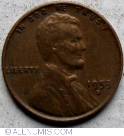 Image #2 of Lincoln Cent 1953 D
