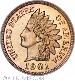 Image #1 of Indian Head Cent 1901