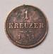 2 : 1 Kreuzer 1851 B