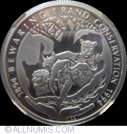 Image #2 of 1 Rand 1994 Protea (Conservation Centennial)
