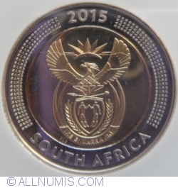 Image #1 of 5 Rand 2015 (Griqua Town Coinage Centenial - Circulating commemorative)