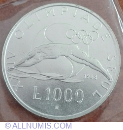 Image #1 of 1000 Lire 1988 R