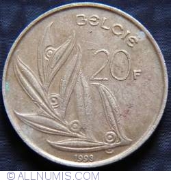 20 Franci 1993 BELGIE