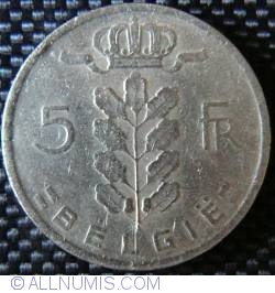Image #1 of 5 Francs 1964 Belgie