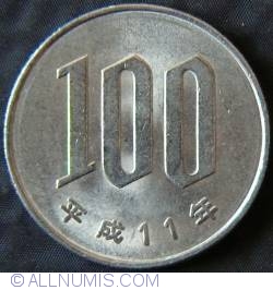 Image #1 of 100 Yen 1999 (Anul 11)