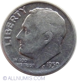 Image #2 of Dime 1950 D