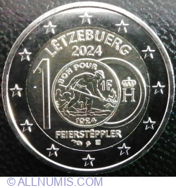 2 Euro 2024 - 100th Anniversary of the Introduction of the Franc Coins