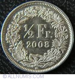 Image #1 of ½ Franc 2008