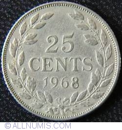 Image #1 of 25 Cents 1968