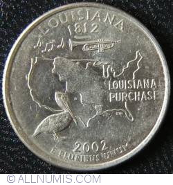 Image #1 of State Quarter 2002 D - Louisiana