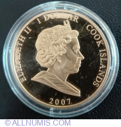Image #2 of 1 Dollar 2007 - Queen Elizabeth in casual clothes & Prince Philip with crook
