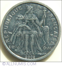 Image #2 of 1 Franc 2008