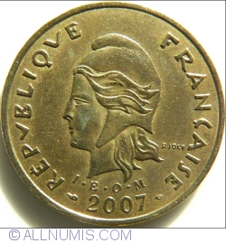 Image #2 of 100 Francs 2007