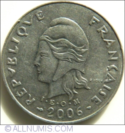 Image #2 of 20 Francs 2006