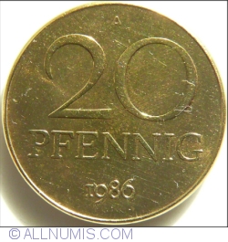 Image #1 of 20 Pfennig 1986
