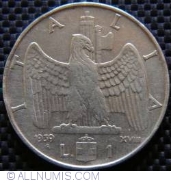 Image #1 of 1 Lira 1939 XVIII Non-magnetic