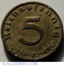 Image #1 of 5 Reichspfennig 1937 F