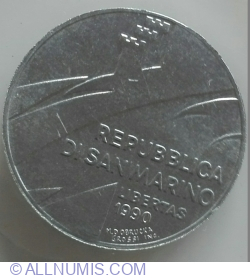 Image #2 of 10 Lire 1990 R - 1600 Years of History