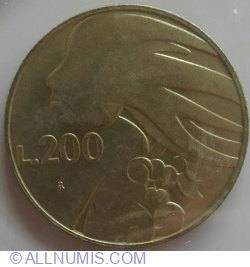 Image #1 of 200 Lire 1990 R - 1600 de ani de istorie