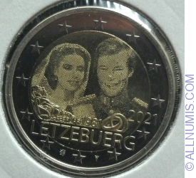 Image #2 of 2 Euro 2021 - Henri I Marriage of Grand Duke Henri - Hologram Version