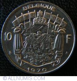 Image #1 of 10 Francs 1970 (Belgique)