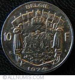 Image #1 of 10 Francs 1974 (Belgie)