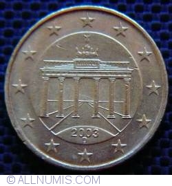 Image #2 of 10 Euro Cenţi 2003 D