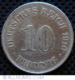 10 Pfennig 1910 D