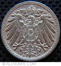Image #2 of 5 Pfennig 1902 D