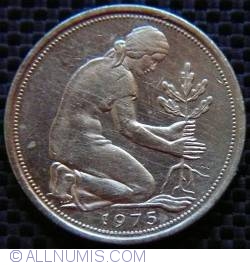 Image #2 of 50 Pfennig 1975 J