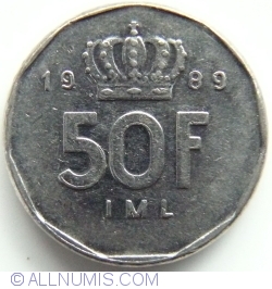 Image #1 of 50 Francs 1989