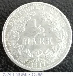 1/2 Mark 1917 G