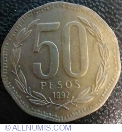 50 Pesos 1992