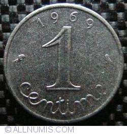 Image #1 of 1 Centime 1969